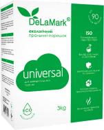 Пральний порошок для машинного та ручного прання DeLaMark Universal Eco 3 кг Пральний порошок для машинного та ручного прання DeLaMark Universal Eco 3 кг