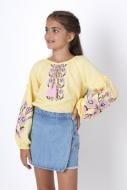 Вышиванка для девочек Mevis р.140 желтый 4895