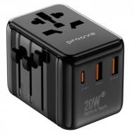 Универсальный адаптер Proove Trip 20W black (TATL20310001)
