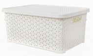 Корзина для хранения Diomedea молочный К13-010 10 л 155x245x345 мм