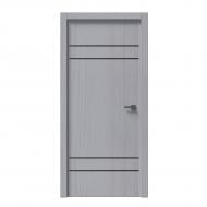 Дверное полотно IN WOOD ET-03 ПГ с черным молдингом и кромкой 800 мм сосна белая