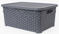 Кошик для зберігання Diomedea сірий К13-130 10 л 155x245x345 мм