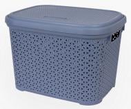 Кошик для зберігання Diomedea сіро-блакитний К14-121 30 л 310x336x445 мм