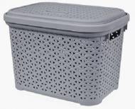 Кошик для зберігання Diomedea сірий К21-130 18 л 274x287x387 мм