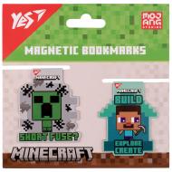 Закладки магнітні Minecraft friends 2 шт. YES