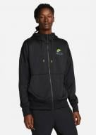 Джемпер Nike M NSW AIR MAX PK FZ HOODIE FB1435-010 р. M чорний Джемпер Nike M NSW AIR MAX PK FZ HOODIE FB1435-010 р. M чорний