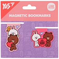 Закладки магнітні Line Friends Sweet heart 2 шт. YES