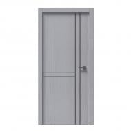 Дверное полотно IN WOOD ET-09 ПГ с молдингом и черной кромкой ПВХ 900 мм сосна белая