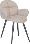 Стілець обідній Nowy Styl MICHEL HN ANTR (BOX-1) RONI-01 світло-бежевий/антрацит