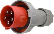 Вилка переносная с заземлением АСКОУКРЕМ UCombi 5P 125А IP67 серый с красным A0080010117