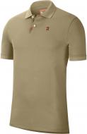 Футболка Nike THE NIKE POLO HERITAGE SLIM BQ4461-297 р.M бежевый