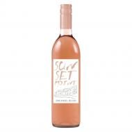 Вино Sunset Point Zinfandel Blush Rose розовое напівсухе 0,75 л