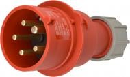 Вилка переносная с заземлением АСКОУКРЕМ UCombi 5P 16А IP44 серый с красным A0080010112