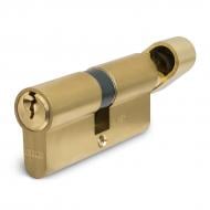Цилиндр Abus KE50 30x30 ключ-вороток 60 мм матовая латунь Цилиндр Abus KE50 30x30 ключ-вороток 60 мм матовая латунь