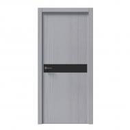 Дверное полотно IN WOOD ET-12 ПГ с молдингом и черной кромкой ПВХ 800 мм сосна белая