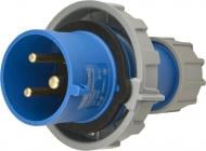 Вилка переносная с заземлением АСКОУКРЕМ UCombi 3P 32А IP67 серый с синим A0080010104