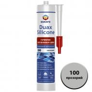 Герметик силіконовий Eskaro Duax Silicone №100 прозорий 300 мл