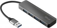 USB-хаб Trust Halyx Aluminium USB-C to 4-Port USB-A 3.2 Hub