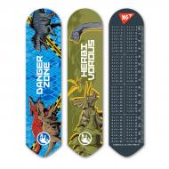 Закладка 2D Jurassic World синяя YES