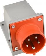 Вилка стационарная с заземлением АСКОУКРЕМ UСombi 5P 16A IP44 серый с красным A0080010139