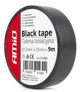 Изоляционная автомобильная лента AMiO 25 мм 0,13 мм 9 м черный