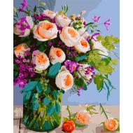 Картина за номерами Чарівний букет 40х50 см Santi