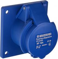 Розетка силова із заземленням АСКОУКРЕМ UСombi 3P 16A IP44 синій A0080010158