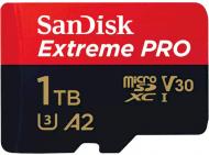 Карта памяти SanDisk microSDXC 1 ТБ UHS-I Class 3 (U3) (SDSQXCD-1T00-GN6MA) Extreme PRO + SD Adapter