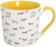 Чашка Fiora Funny Dogs yellow 370 мл фарфора 93G-005A-101