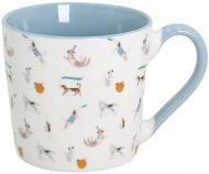 Чашка Fiora Funny Dogs blue 370 мл фарфора 93G-005B-101