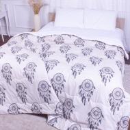 Одеяло антиаллергенное всесезонное №2836 Сolor Fun Line (чехол бязь 100%) Cat EcoSilk 220x240 см MirSon с принтом