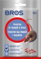 Родентицидний засіб від гризунів Bros гранули 90г