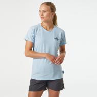 Футболка Helly Hansen W SKOG RECYCLED GRAPHIC TEE 63083-513 р.L голубой