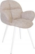 Стул обеденный Nowy Styl MICHEL HN WHITE (BOX-1) RONI-01 светло-бежевый/белый