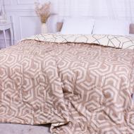 Одеяло хлопковое всесезонное №2828 Сolor Fun Line (чехол бязь 100%) Geometry 220x240 см MirSon с принтом