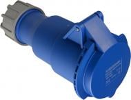 Розетка силовая переносная с заземлением АСКОУКРЕМ UСombi 3P 32A IP44 серый с синим A0080010119