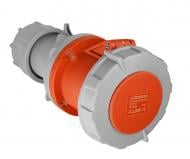 Розетка силова переносна із заземленням АСКОУКРЕМ UСombi 5P 63A IP67 сірий із червоним A0080010133