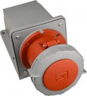 Розетка силовая стационарная с заземлением АСКОУКРЕМ UСombi 5P 125A IP67 серый с красным A0080010157
