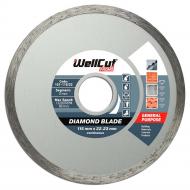 Диск алмазний відрізний WellCut Promo 115x5,0x22,23 101-115/22