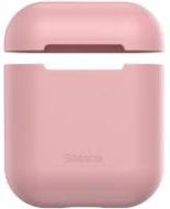 Чохол для навушників BASEUS Ultrathin Series Silica Gel для Apple AirPods pink (WIAPPOD-BZ04)