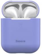 Чохол для навушників BASEUS Ultrathin Series Silica Gel для Apple AirPods violet (WIAPPOD-BZ05)