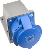 Розетка силовая стационарная с заземлением АСКОУКРЕМ UСombi 3P 32A IP44 серый с синим A0080010142