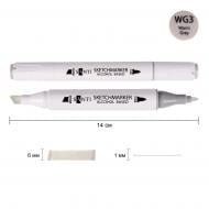 Маркер спиртовой Santi Professional SA-WG3 тепло-серый 3 390840