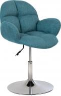 Стілець обідній Nowy Styl MICHEL 1S CHROME (BOX-1) VZ-05 бірюзовий/хром
