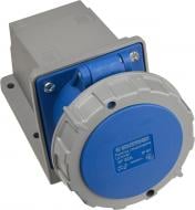 Розетка силова стаціонарна із заземленням АСКОУКРЕМ UСombi 3P 32A IP67 сірий із синім A0080010144
