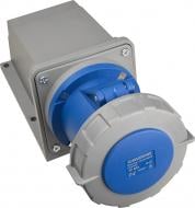 Розетка силова стаціонарна із заземленням АСКОУКРЕМ UСombi 3P 63A IP67 сірий із синім A0080010145