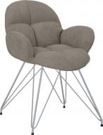 Стул обеденный Nowy Styl Michel Lf Alu (BOX-1) Soro-23 бежевый/алюминий