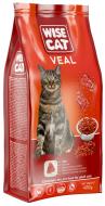 Корм сухий для котів Wise Cat телятина 400 г