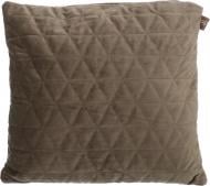 Подушка декоративная Velvet Ромбы 45x45 см шоколадный La Nuit