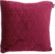 Подушка декоративная Velvet Ромбы 45x45 см бордовый La Nuit
